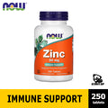 Now Foods, Zinc Gluconate, 50 mg, 100-250 Tablets | Support immune, skeletal, neurological & endocrine system - Ultimate Sup Singapore