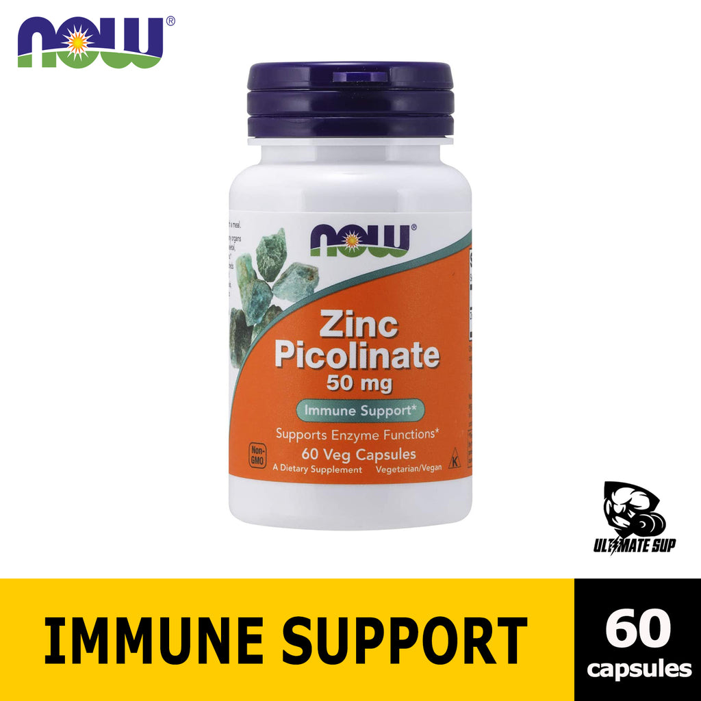 Now Foods, Zinc Picolinate, 50 mg - Ultimate Sup