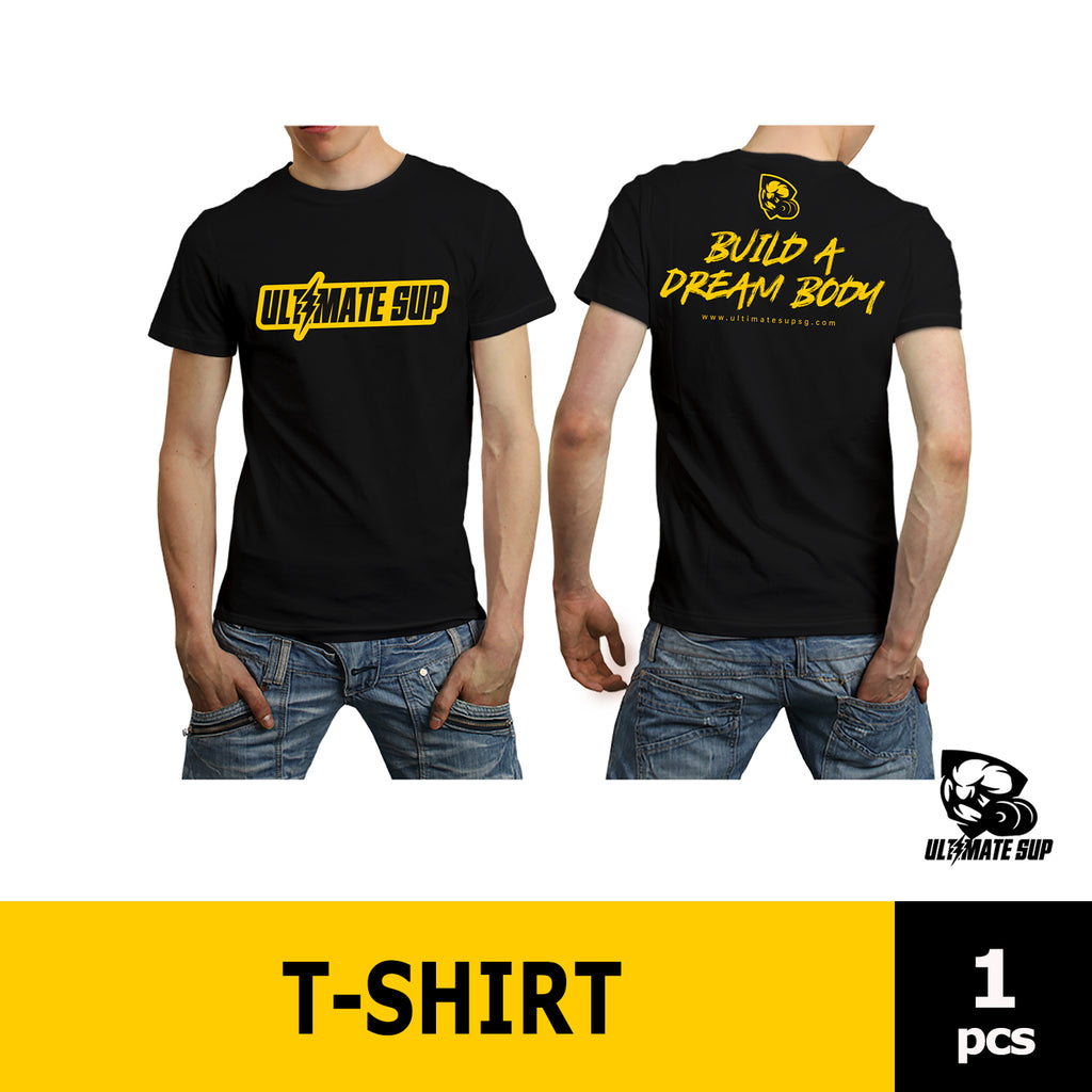 Ultimate Sup Tshirt | Gym Wear | Cotton Tshirt | Black color