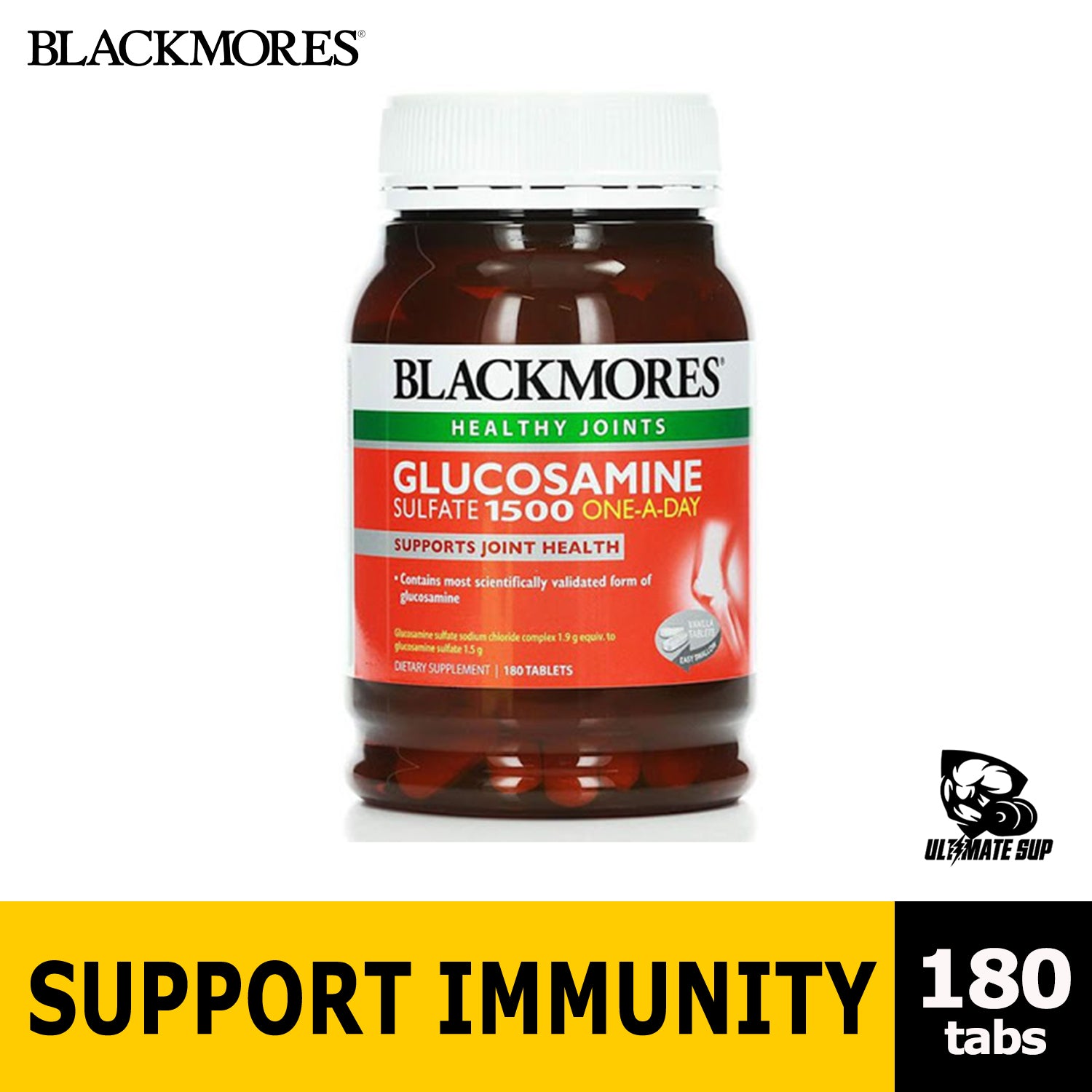 Blackmores Glucosamine Sulfate 1500 One-A-Day 180 tablets - Ultimate Sup Singapore