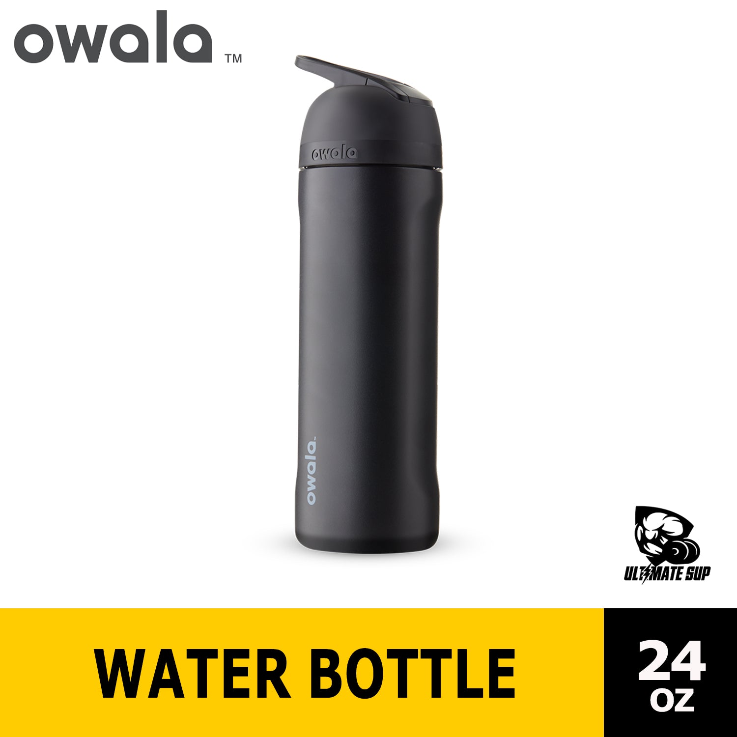 Owala Flip Insulated Stainless Steel Blender Bottle w/ Straw & Locking Lid | 24 oz - Ultimate Sup Singapore