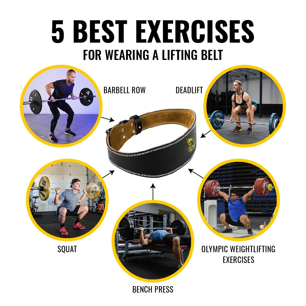 Ultimate Sup, Leather Weight Lifting Belt, 3 Sizes - Ultimate Sup Singapore