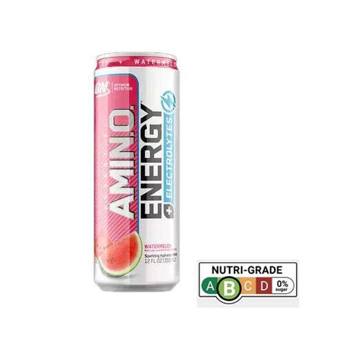 Optimum Nutrition, Amino Energy Drink, 3-12cans - Ultimate Sup Singapore