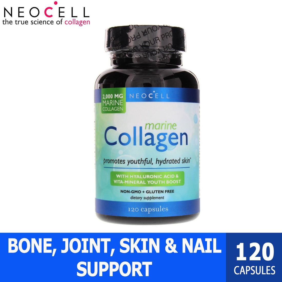 Neocell, Marine Collagen, 120 Capsules - Ultimate Sup Singapore