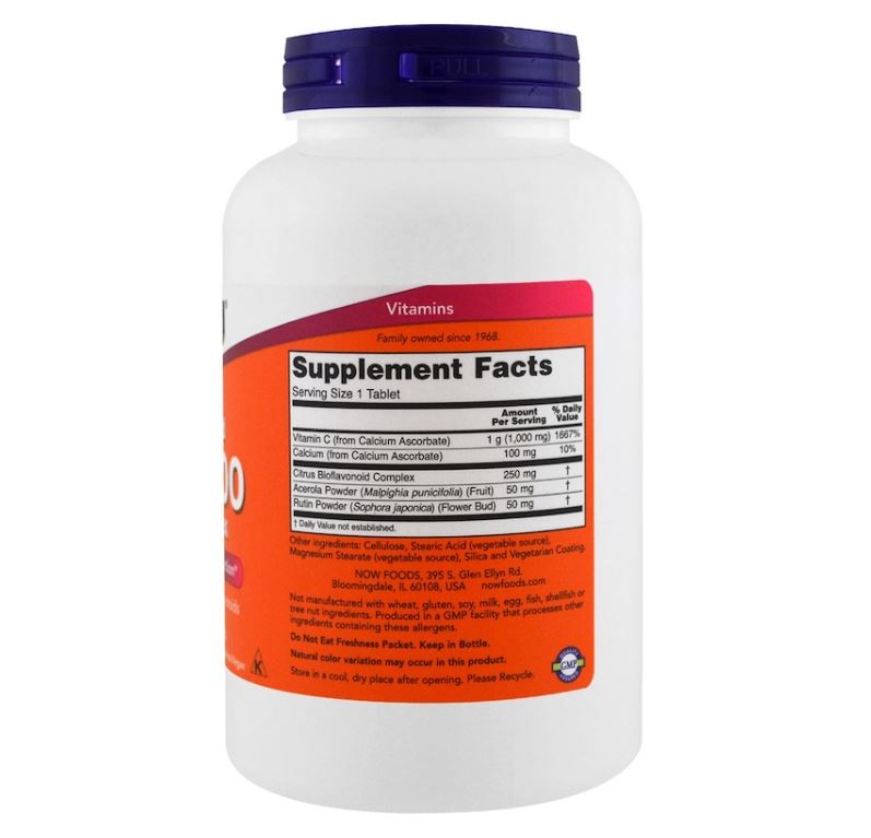 Now Foods | Buffered C-1000 Complex | Vitamin C | 180 Tablets - Ultimate Sup Singapore