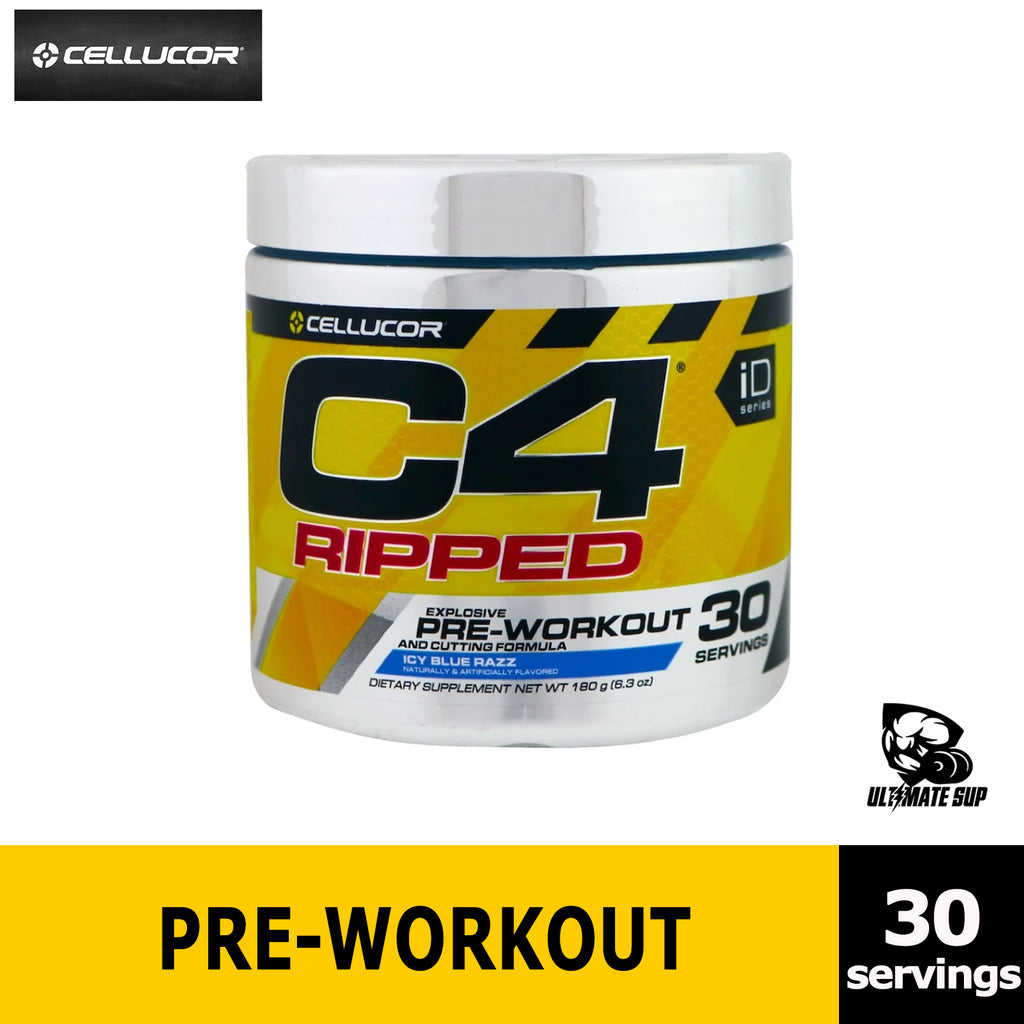 Cellucor, C4 Ripped, Pre-Workout, Icy Blue Razz, 6.3 oz (180 g)