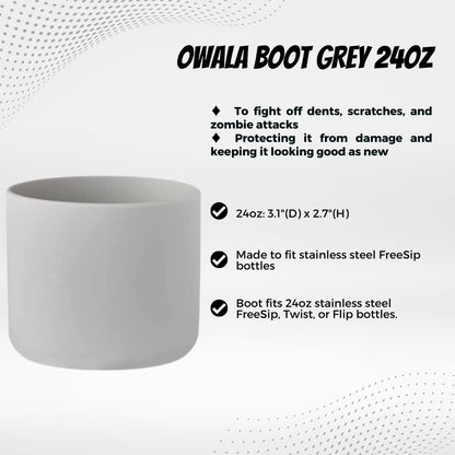 Owala, Bottle Boot, Silicone Case, Stainless Steel Water Bottle for 24-32oz - Ultimate Sup Singapore