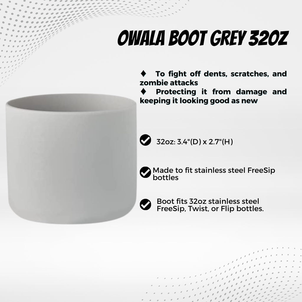 Owala Bottle Boot Black / 32oz / Silicone