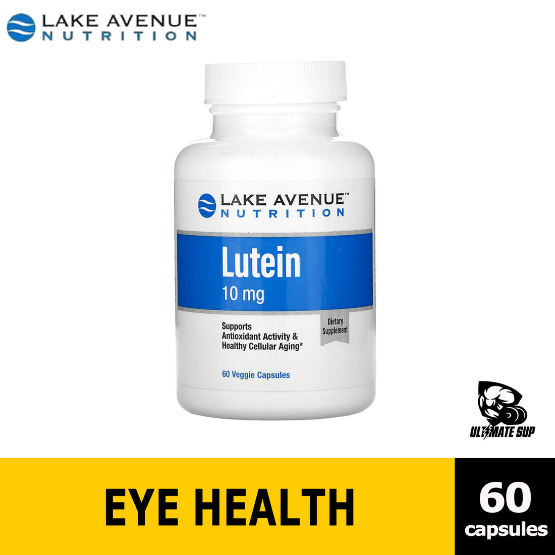 Lake Avenue Nutrition | Lutein | Support Eye health & Antioxidant Activity | 10mg - Ultimate Sup Singapore