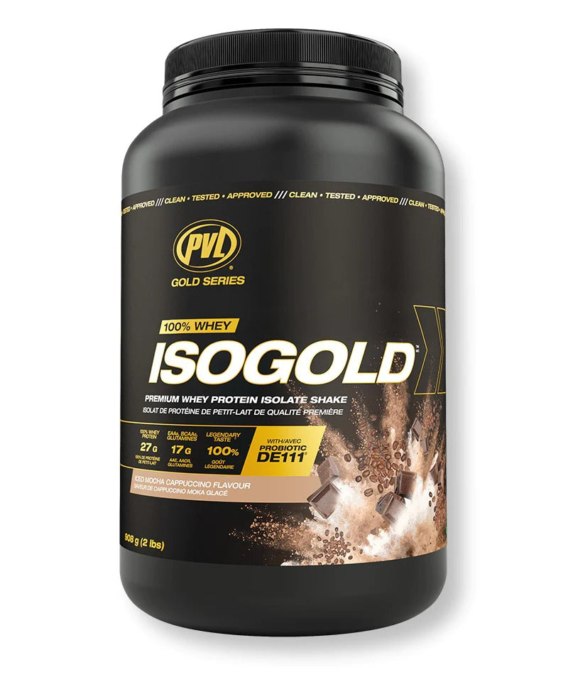 PVL Gold Series Iso Gold, 100% Whey Protein Isolate & Hydrolysate, Muscle Growth Support, Muscle Recovery, 2-5lbs - Ultimate Sup Singapore