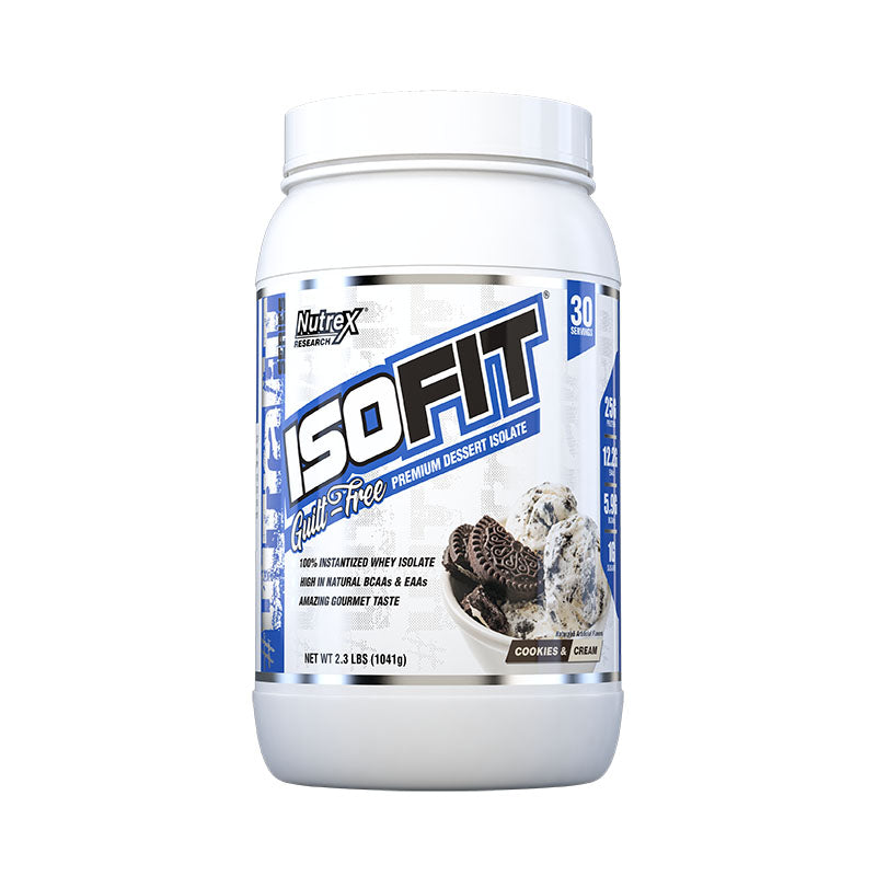 Nutrex Research, IsoFit Whey Protein Isolate, 30-70 Sers - Ultimate Sup Singapore