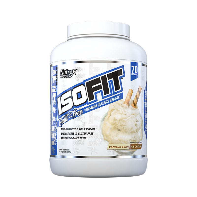 Nutrex Research, IsoFit Whey Protein Isolate, 30-70 Sers - Ultimate Sup Singapore
