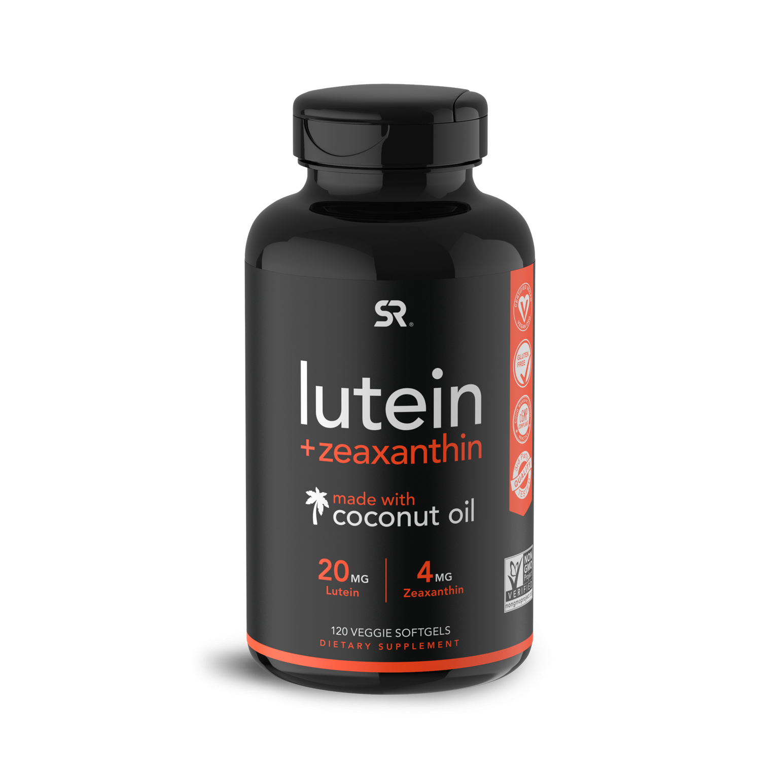 Sports Research, Lutein + Zeaxanthin with Coconut Oil, 120 Veggie Softgels - Ultimate Sup Singapore