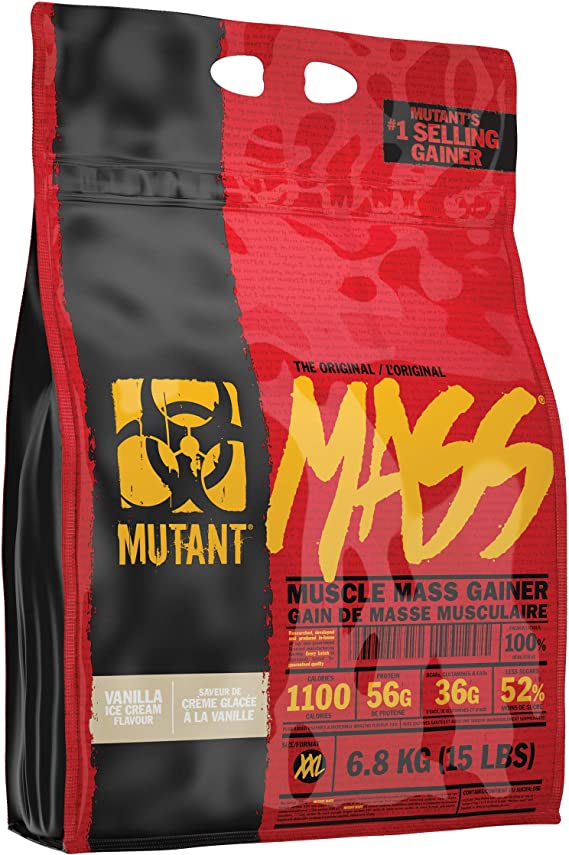 Mutant MASS, Mass Gainer, 2.27 KG (5 LBS) - 2.72 kg (6 LBS) - 6.8 KG (15 LBS) - Ultimate Sup Singapore