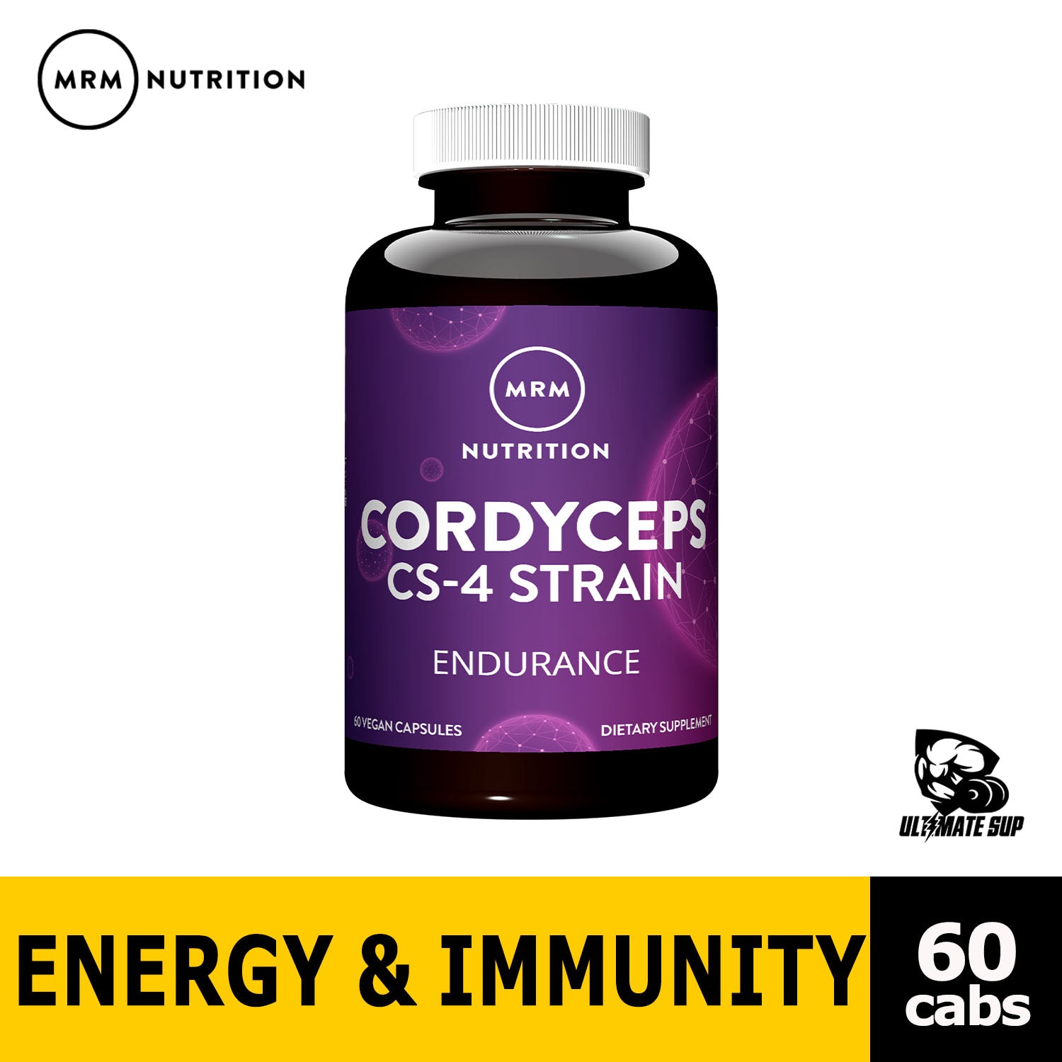 MRM Cordyceps CS4 Strain Immune | 60 Vegetarian Capsules - Ultimate Sup Singapore