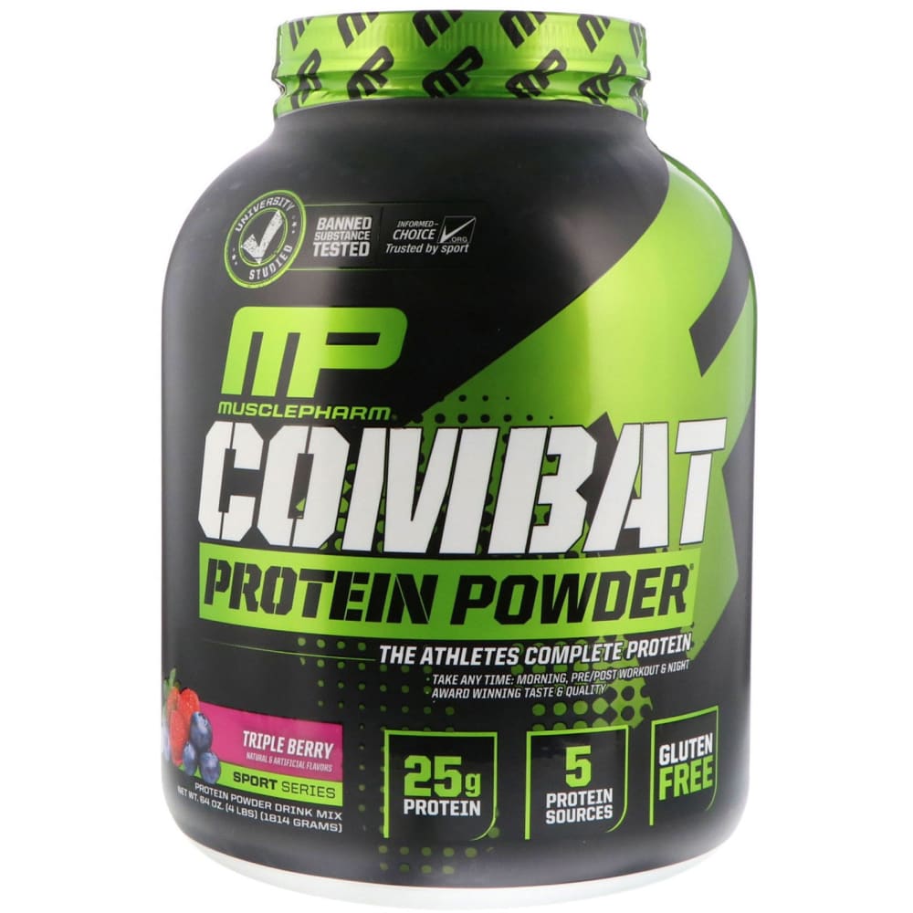 MusclePharm, Combat Protein Powder, 2-4lbs - Ultimate Sup Singapore