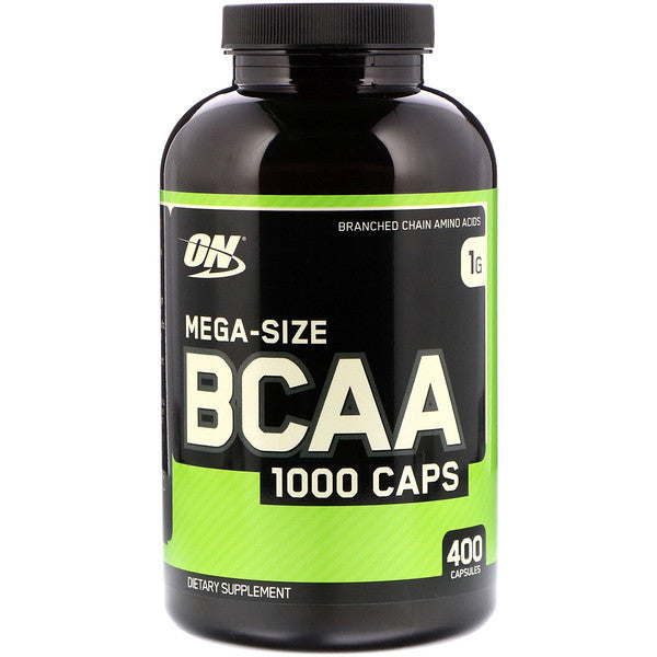 Optimum Nutrition, BCAA 1000 Caps, Mega-Size, 1 g, 200-400 Capsules - Ultimate Sup Singapore