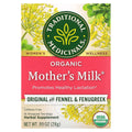 Traditional Medicinals | Organic Mother's Milk | Original with Fennel & Fenugreek | Caffeine Free | 16 Wrapped Tea Bags | 0.06 oz (1.75 g) - Ultimate Sup Singapore