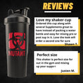 Mutant Deluxe All-In Shaker Cup, Water bottle, 1 Liter - Ultimate Sup Singapore