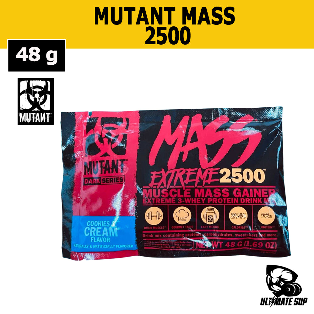 MUTANT MASS EXTREME 2500, 48g Packet - Ultimate Sup Singapore