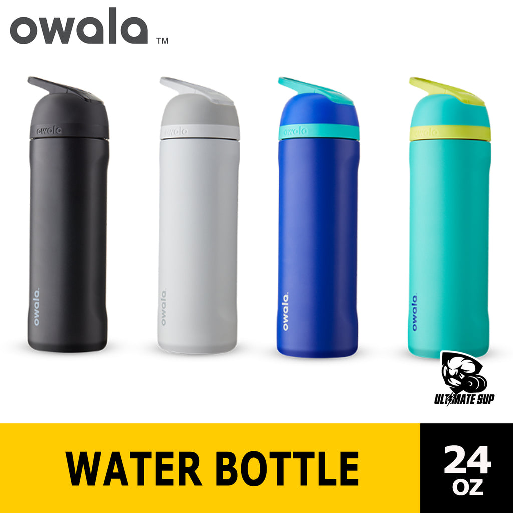 Owala Flip Insulated Stainless Steel Blender Bottle w/ Straw & Locking Lid | Water Bottle | Tumbler 24oz