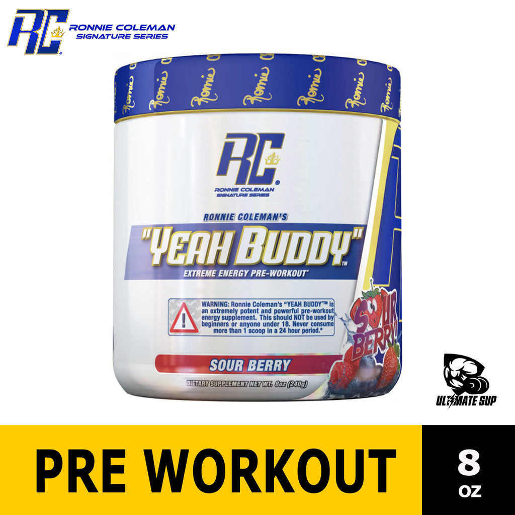 Ronnie Coleman Signature Series YEAH BUDDY Pre Workout | Mental Focus | Intense Muscle Pump | Ultimate Pre-workout - Ultimate Sup