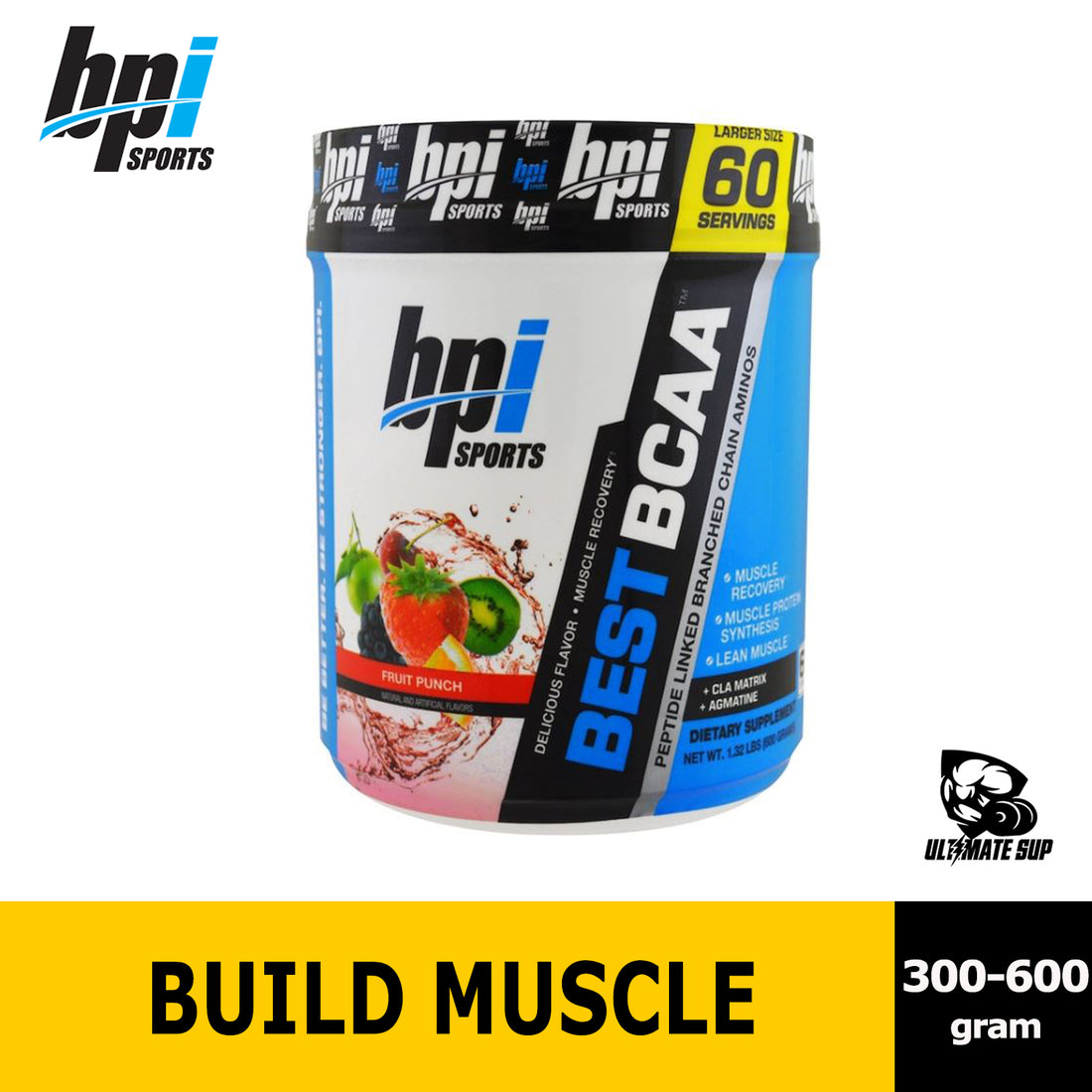 BPI Sports, Best BCAA support Muscle Recovery | 30-60 Sers - Ultimate Sup Singapore