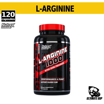 Nutrex, L Arginine 1000, Amino Acid, 120 Capsules - Ultimate Sup Singapore