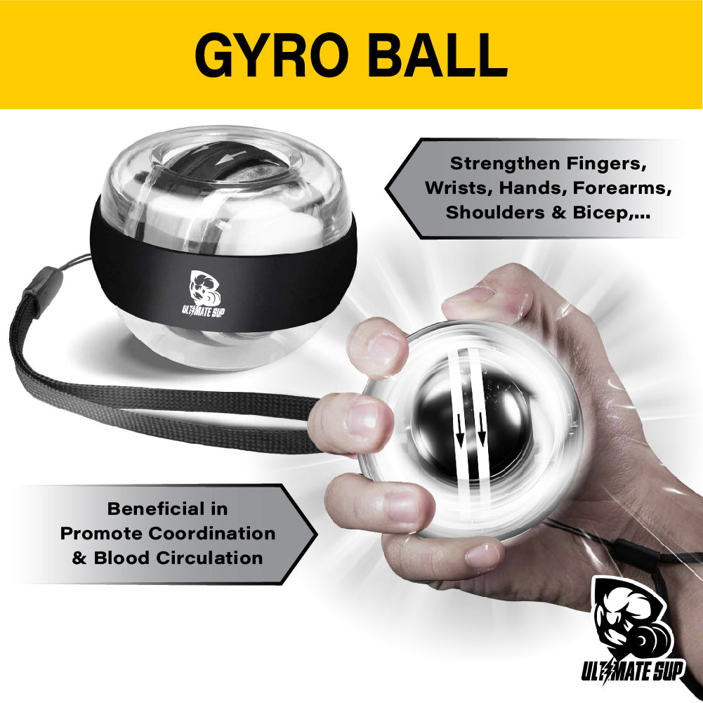 Ultimate Sup, Wrist Power Gyro Ball, Gyro Ball, Wrist Ball, Wrist Strengthener - Ultimate Sup Singapore