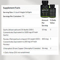 Sports Research Garlic Oil w Parsley & Chlorophyll, Plant Based, Gluten Free, Vegan, 150 Veggie Softgels - Ultimate Sup Singapore