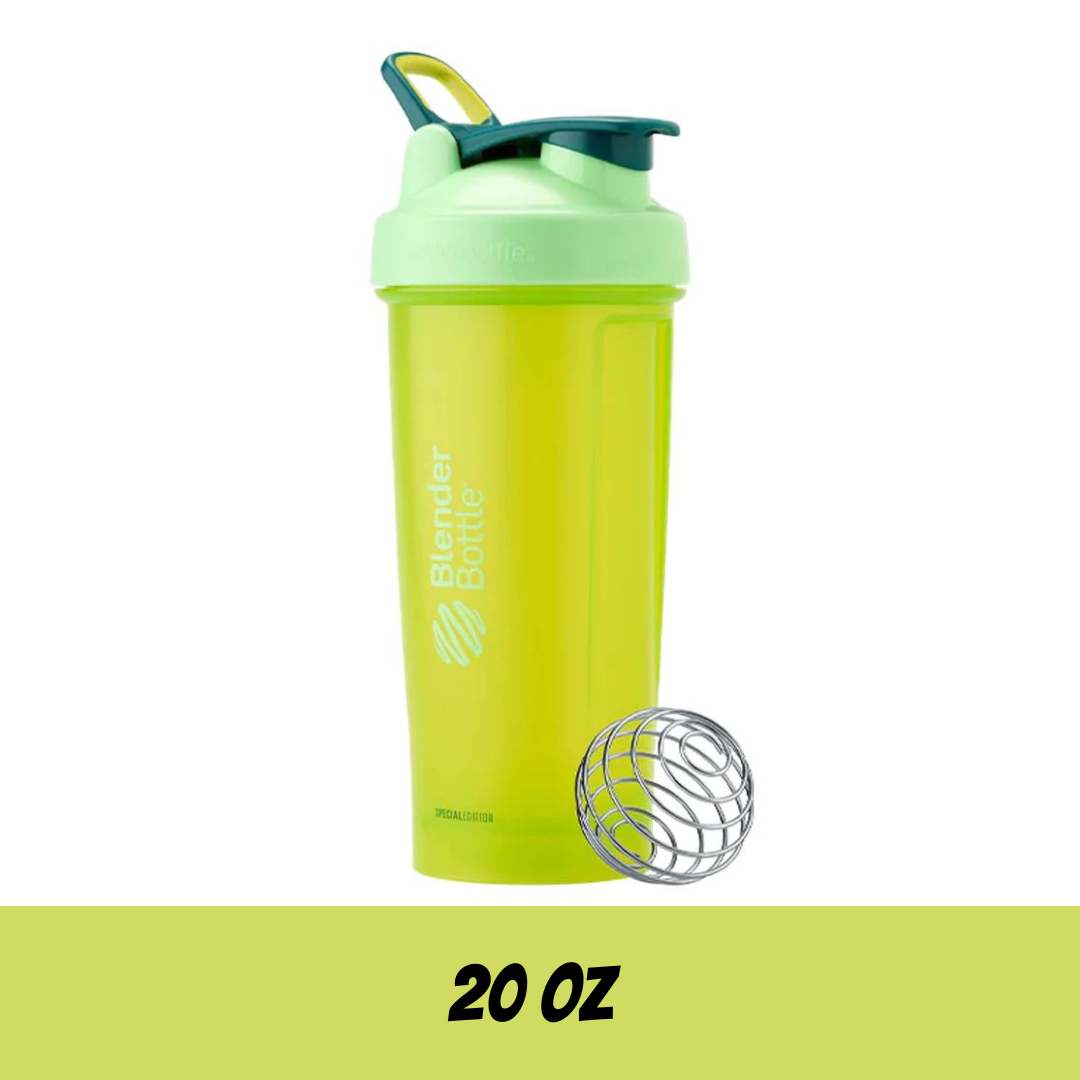 Blender Bottle, Protein Shaker, Water Bottle, Classic With Loop Version 2, 20oz - Ultimate Sup Singapore