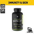 Sports Research Garlic Oil w Parsley & Chlorophyll, Plant Based, Gluten Free, Vegan, 150 Veggie Softgels - Ultimate Sup Singapore