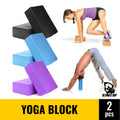 Ultimate Sup 2 Pcs Yoga Block | Yoga Brick for Yoga Pilates Exercises & Stretching - Ultimate Sup Singapore