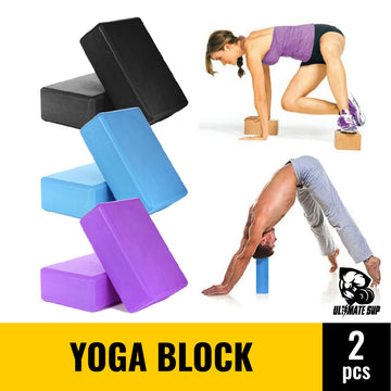 Ultimate Sup 2 Pcs Yoga Block | Yoga Brick for Yoga Pilates Exercises & Stretching - Ultimate Sup Singapore