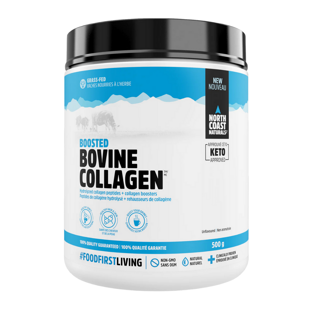 North Coast Naturals, Boosted Bovine Collagen, 250-500g - Ultimate Sup Singapore