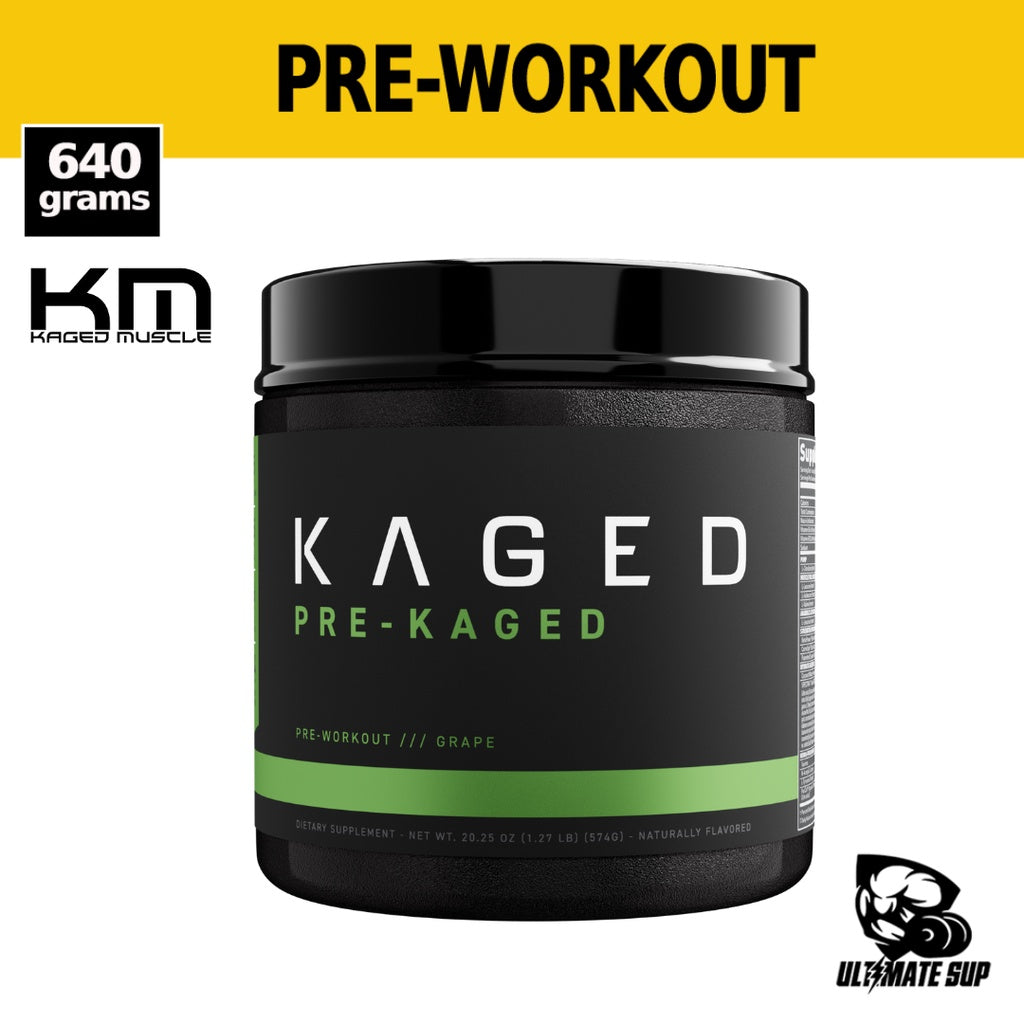 Kaged Muscle, Pre-Kaged, Pre-Workout Primer, Workout Support, 1.41 lbs (640 g) - Ultimate Sup Singapore