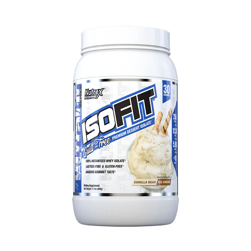 Nutrex Research, IsoFit, Whey Protein Isolate, Protein Powder, 30-70 Servings - Ultimate Sup Singapore