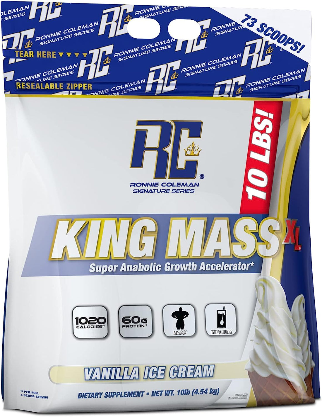 Ronnie Coleman Signature Series King Mass Gainer XL, 6-10lbs - Ultimate Sup Singapore