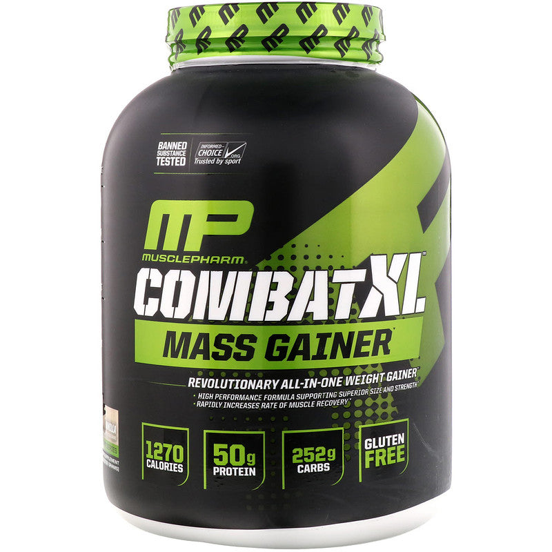 MusclePharm Combat XL Mass Gainer Powder, Weight Gainer Protein Powder - Ultimate Sup Singapore