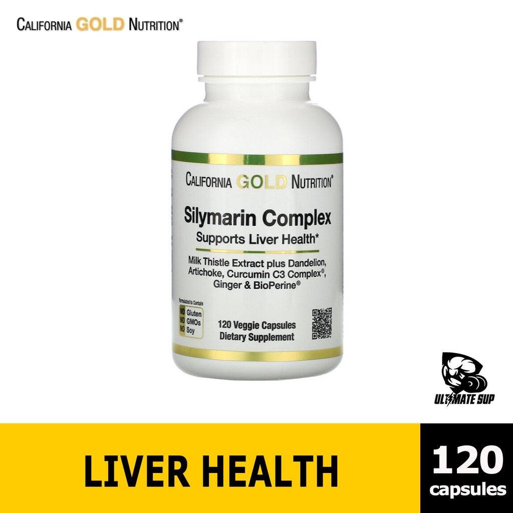 California Gold Nutrition, Silymarin Complex Milk Thistle Extract Plus, Liver Health 300 mg, 120 Veggie Caps, Before