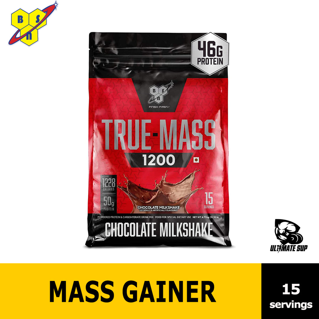 BSN True-Mass 1200 Protein Carb Matrix 10.25lbs - Ultimate Sup Singapore